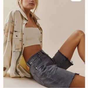 Citizens of Humanity Camilla Frayed Hem Short In Karma size 26